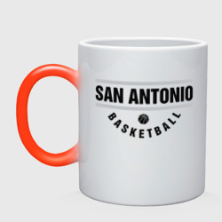 Кружка хамелеон San Antonio Basketball