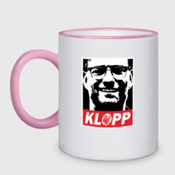 Кружка двухцветная Klopp тренер