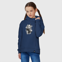 Детское худи Oversize хлопок Lion attacks pencil style - фото 2