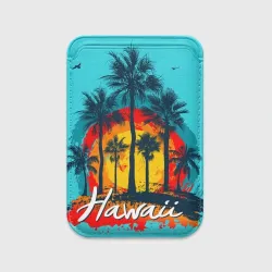 Картхолдер Magsafe магнитный Hawaii Солнце, Пальмы