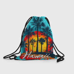 Рюкзак-мешок 3D Hawaii Солнце, Пальмы