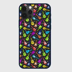Чехол для iPhone 12 Pro Разноцветные Гитары