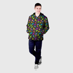 Мужская куртка 3D Разноцветные Гитары - фото 2