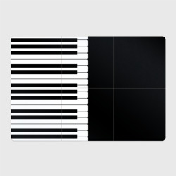 Магнитный плакат 3Х2 Черно-Белое Пианино Piano