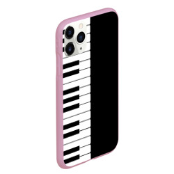 Чехол для iPhone 11 Pro Max матовый Черно-Белое Пианино Piano - фото 2