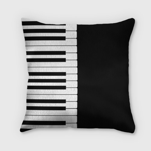 Подушка 3D Черно-Белое Пианино Piano