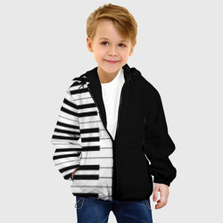 Детская куртка 3D Черно-Белое Пианино Piano - фото 2