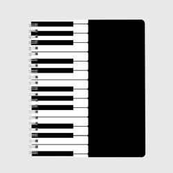 Тетрадь Черно-Белое Пианино Piano