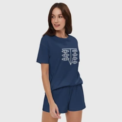 Женская пижама с шортиками хлопок Seele logo - фото 2