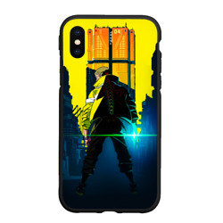 Чехол для iPhone XS Max матовый Anime Cyberpunk