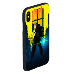 Чехол для iPhone XS Max матовый Anime Cyberpunk - фото 2