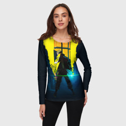Женский лонгслив 3D Anime Cyberpunk - фото 2