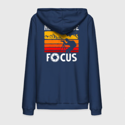 Мужская толстовка на молнии хлопок Never lose focus