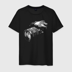Мужская футболка хлопок Фотокамера