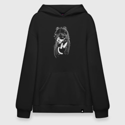 Худи SuperOversize хлопок Сейлор обнимает Луну