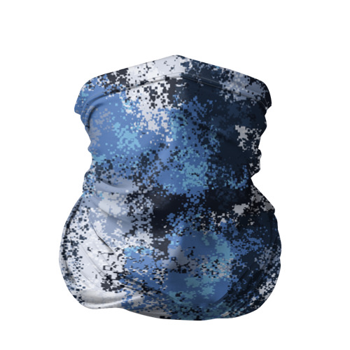Бандана-труба 3D Спортивный камуфляж Пикси - Черника, цвет 3D печать