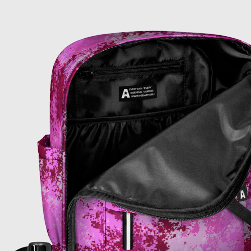 Женский рюкзак 3D с принтом Спортивный камуфляж Пикси - Питахайя, фото #5