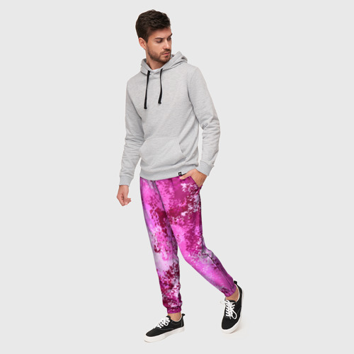 Мужские брюки 3D Спортивный камуфляж Пикси - Питахайя, цвет 3D печать - фото 3