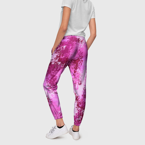 Женские брюки 3D Спортивный камуфляж Пикси - Питахайя, цвет 3D печать - фото 4