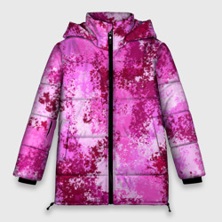 Женская зимняя куртка Oversize Спортивный камуфляж Пикси - Питахайя