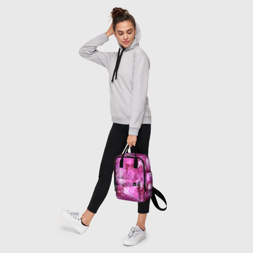 Женский рюкзак 3D с принтом Спортивный камуфляж Пикси - Питахайя, фото #4