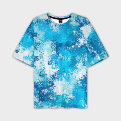 Спортивный камуфляж Пикси - Лагуна – Мужская футболка oversize 3D с принтом купить со скидкой в -50%