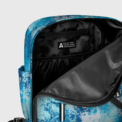 Женский рюкзак 3D Спортивный камуфляж Пикси - Лагуна - фото 6