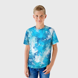 Детская футболка 3D Спортивный камуфляж Пикси - Лагуна - фото 2
