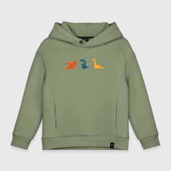 Детское худи Oversize хлопок Диномем