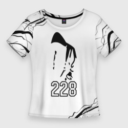 Женская футболка 3D Slim 228 rap