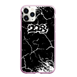 Чехол для iPhone 11 Pro Max матовый 228 rap трещины