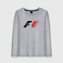 Женский лонгслив хлопок F1 Формула 1 Большое лого