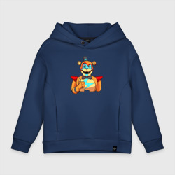 Детское худи Oversize хлопок Five Nights at Freddy's: Security Breach - Глэмрок Фредди Glamrock Freddy