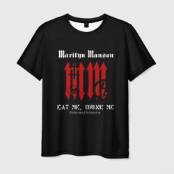 Marilyn Manson MM – Мужская футболка 3D с принтом купить со скидкой в -26%