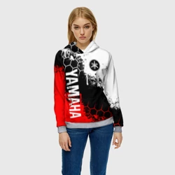 Женская толстовка 3D Yamaha - Ямаха - фото 2