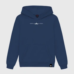 Мужская толстовка хлопок Самолеты в ритме моего сердца