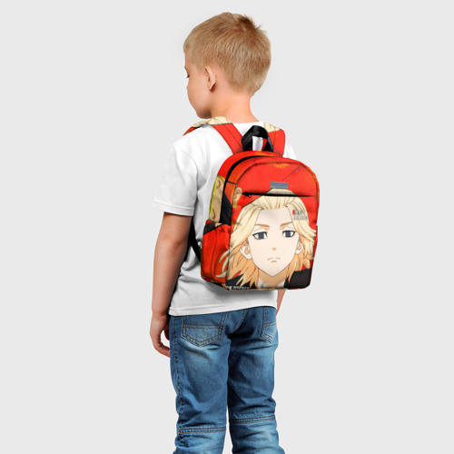 Детский рюкзак 3D с принтом Токийские мстители - МАЙКИ, фото на моделе #1