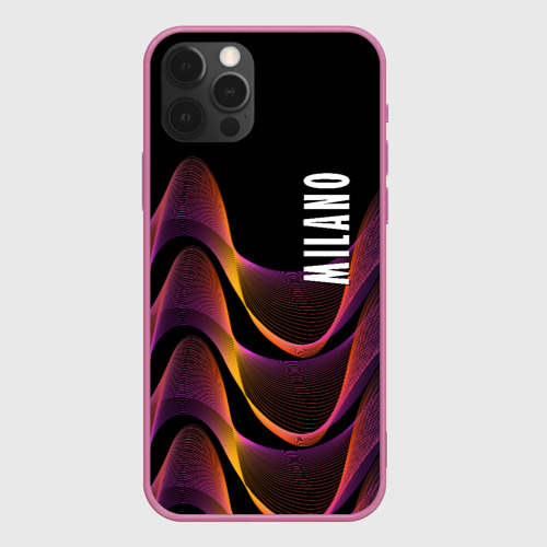 Чехол для iPhone 12 Pro Max с принтом Fashion pattern / Neon / Milano, вид спереди #2