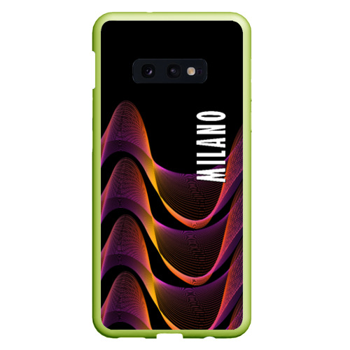 Чехол для Samsung S10E с принтом Fashion pattern / Neon / Milano, вид спереди #2