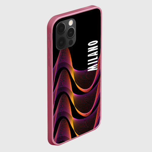 Чехол для iPhone 12 Pro Max с принтом Fashion pattern / Neon / Milano, вид сбоку #3