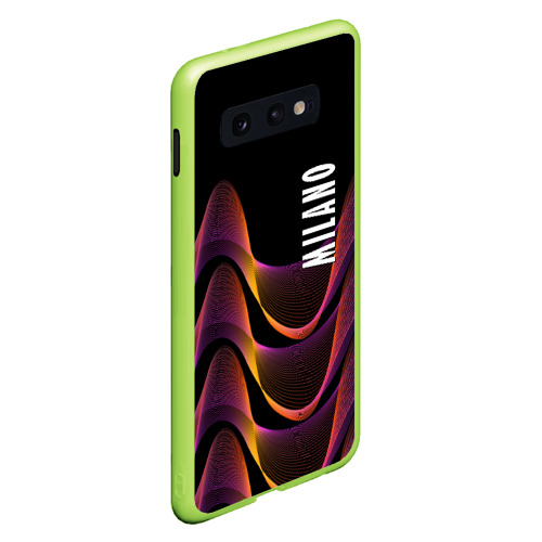 Чехол для Samsung S10E с принтом Fashion pattern / Neon / Milano, вид сбоку #3