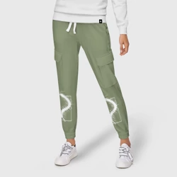 Женские брюки карго хлопок Токийский Гуль арт - фото 2