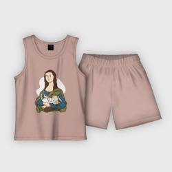 Детская пижама с шортами хлопок Кото Лиза