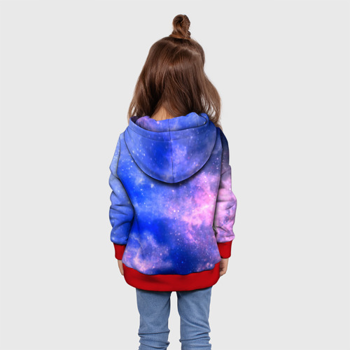 Детская толстовка 3D Alan Walker космос, цвет красный - фото 5