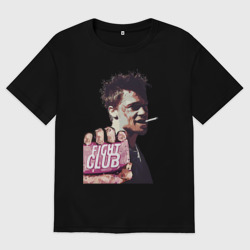 Женская футболка хлопок Oversize Club Fight