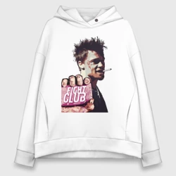 Женское худи Oversize хлопок Club Fight