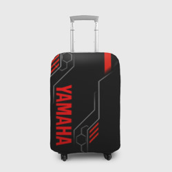 Чехол для чемодана 3D Yamaha - технологии красный