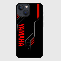 Чехол для iPhone 13 mini Yamaha - технологии красный