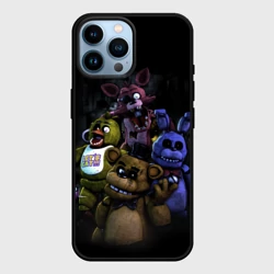 Чехол для iPhone 14 Pro Max Five Nights at Freddy's - FNAF персонажи игры