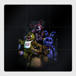 Магнитный плакат 3Х3 Five Nights at Freddy's - FNAF персонажи игры